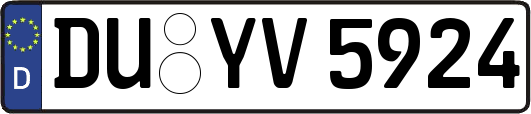 DU-YV5924