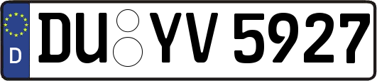 DU-YV5927