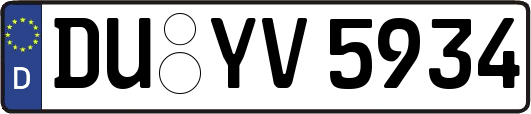 DU-YV5934