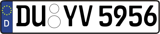 DU-YV5956