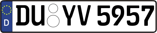 DU-YV5957