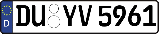 DU-YV5961