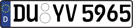 DU-YV5965