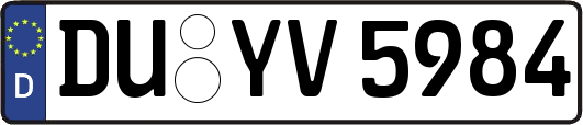DU-YV5984