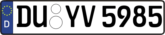 DU-YV5985