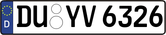 DU-YV6326