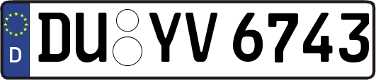 DU-YV6743