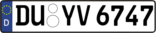 DU-YV6747