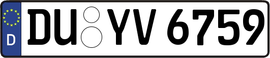 DU-YV6759