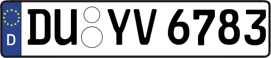 DU-YV6783