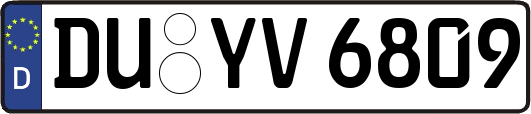 DU-YV6809