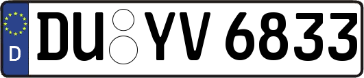DU-YV6833
