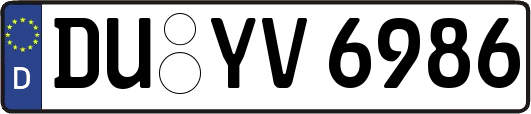 DU-YV6986