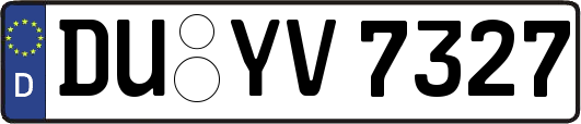 DU-YV7327