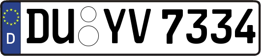 DU-YV7334