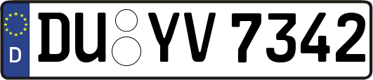 DU-YV7342