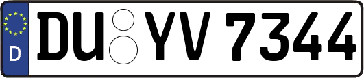DU-YV7344