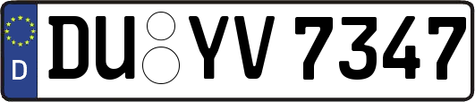 DU-YV7347