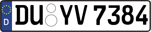 DU-YV7384