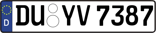 DU-YV7387
