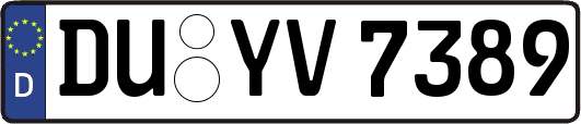 DU-YV7389