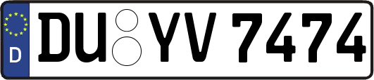 DU-YV7474