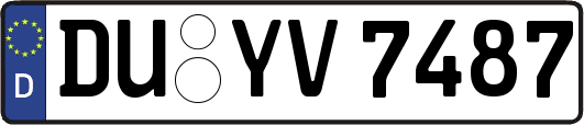 DU-YV7487