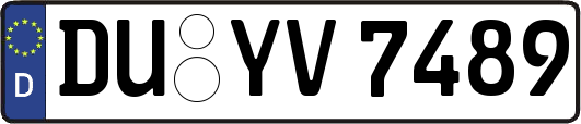DU-YV7489