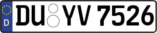 DU-YV7526