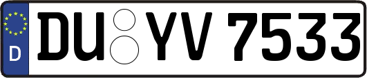DU-YV7533