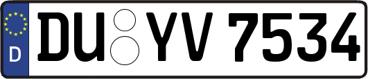 DU-YV7534