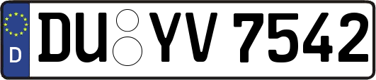 DU-YV7542