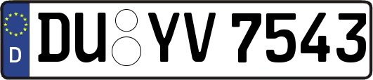 DU-YV7543