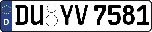DU-YV7581