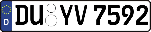 DU-YV7592