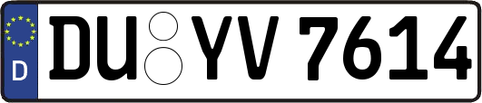 DU-YV7614