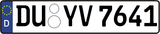 DU-YV7641