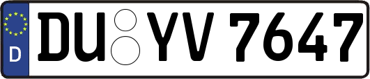 DU-YV7647