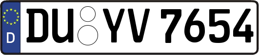 DU-YV7654