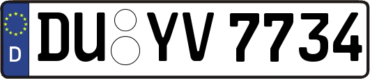 DU-YV7734