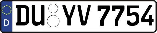 DU-YV7754