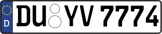 DU-YV7774