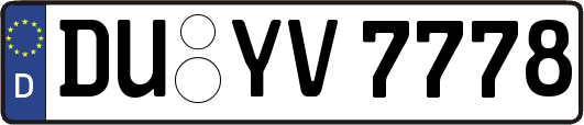DU-YV7778