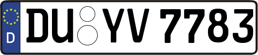 DU-YV7783
