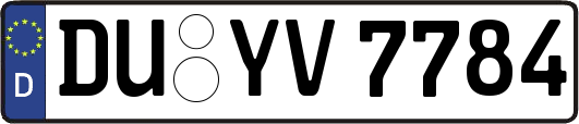 DU-YV7784