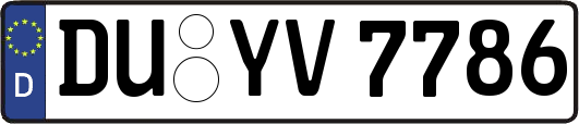 DU-YV7786