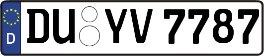DU-YV7787