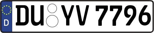 DU-YV7796