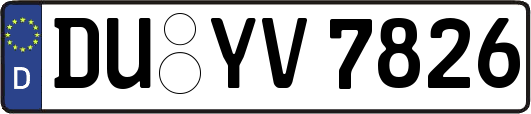 DU-YV7826