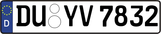 DU-YV7832